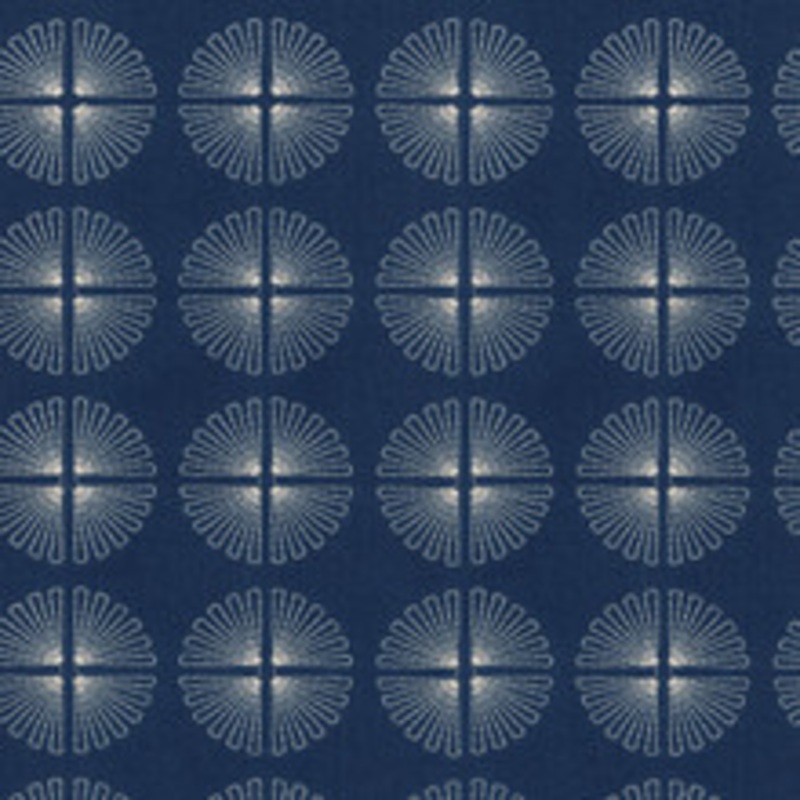 Studio NYC Design Fabric Array Emb Lapis 170070