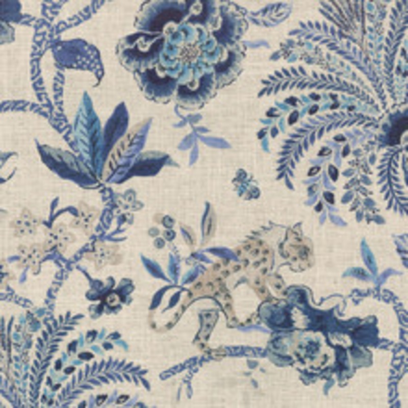 Williamsburg Fabric Braganza Ink 750543