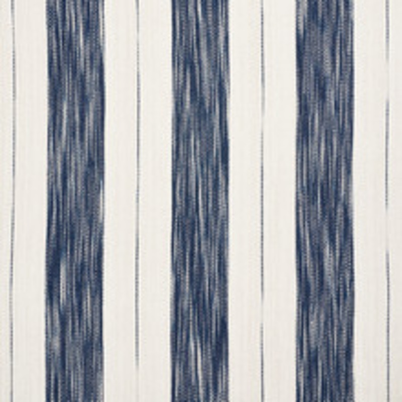 Schumacher Fabric Arroyo Stripe Indigo 73311