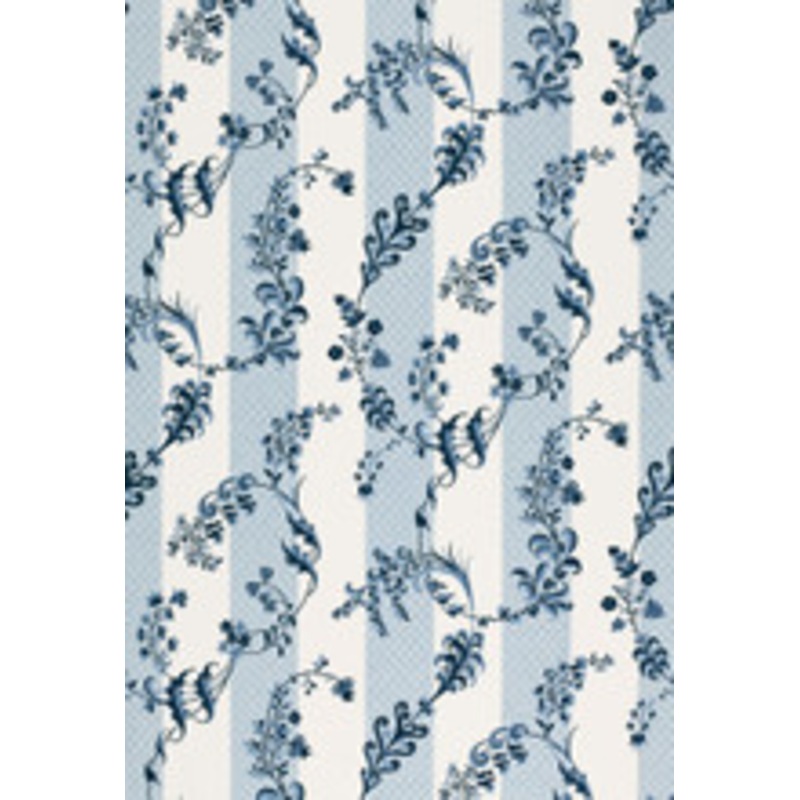 Schumacher Fabric Bagatelle Bleu Marine 175590