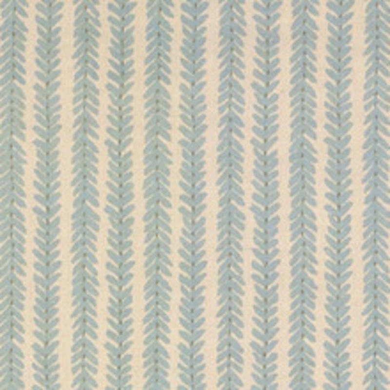 Schumacher Fabric Woodperry Blue WOOD001
