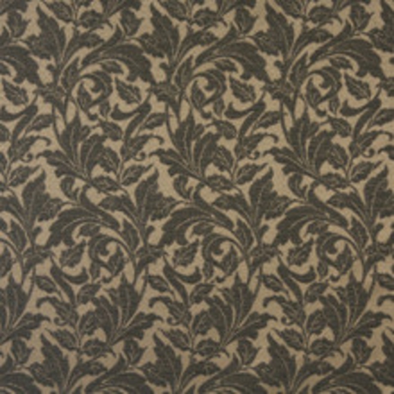 Charlotte Fabric 6607 Cafe/Leaf