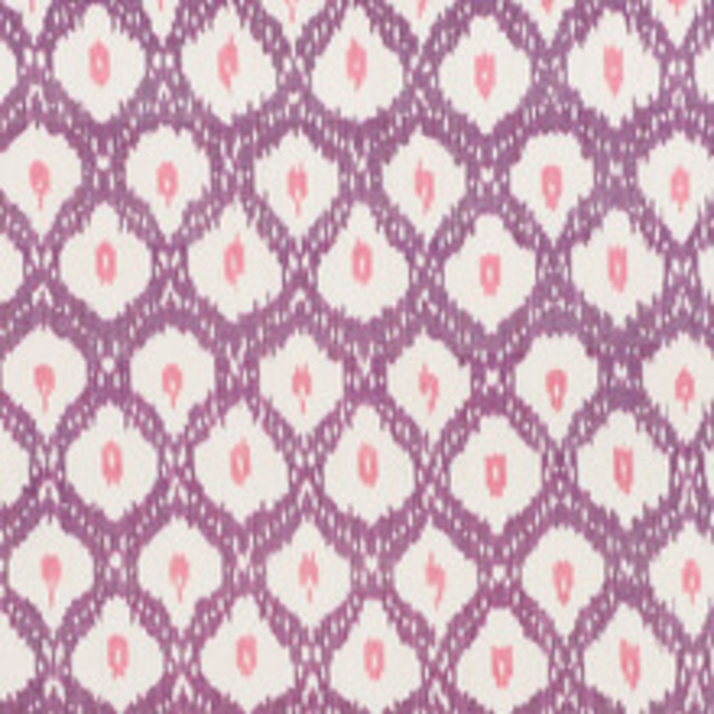 Schumacher Fabric Indio Ikat Purple 178072