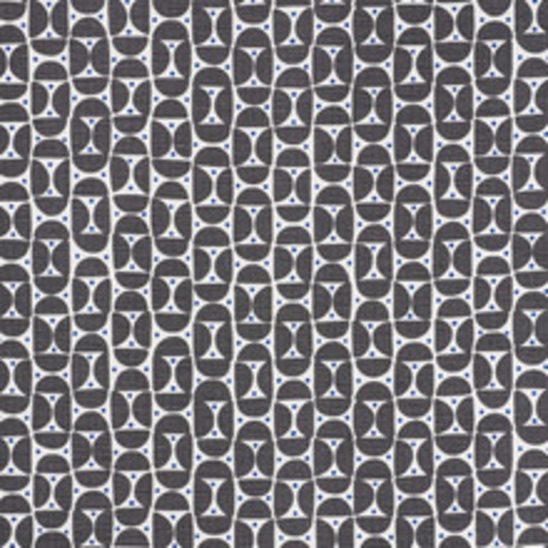 Schumacher Fabric Mezza Luna Black 177360