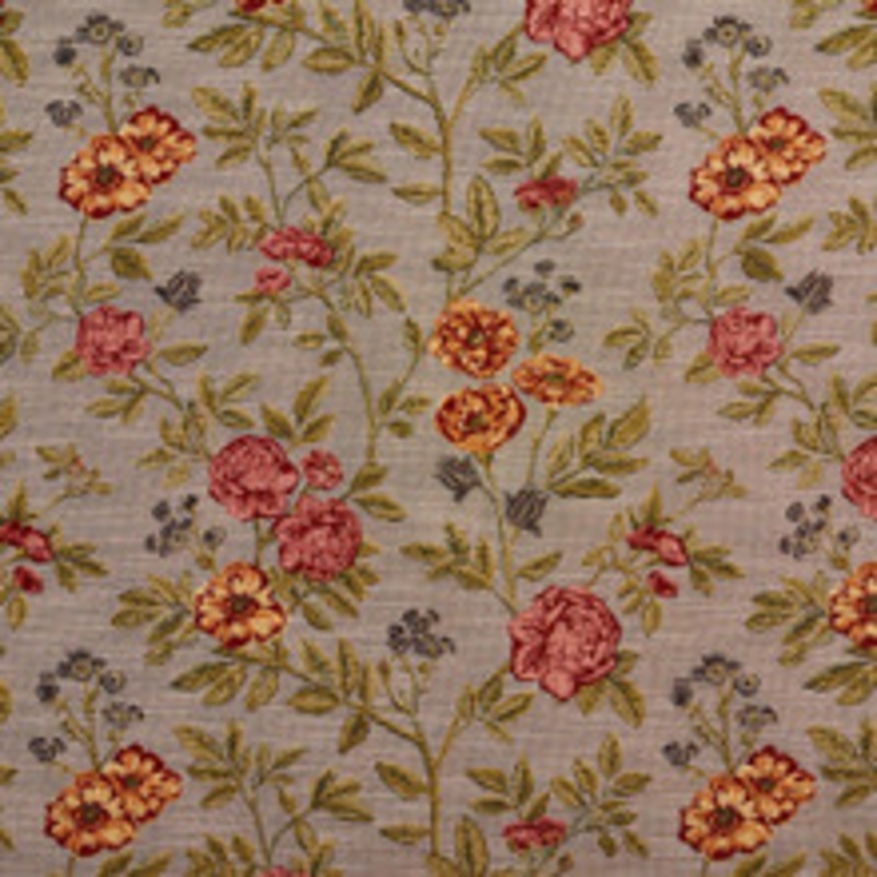 Charlotte Fabric 1978 Heather Bouquet