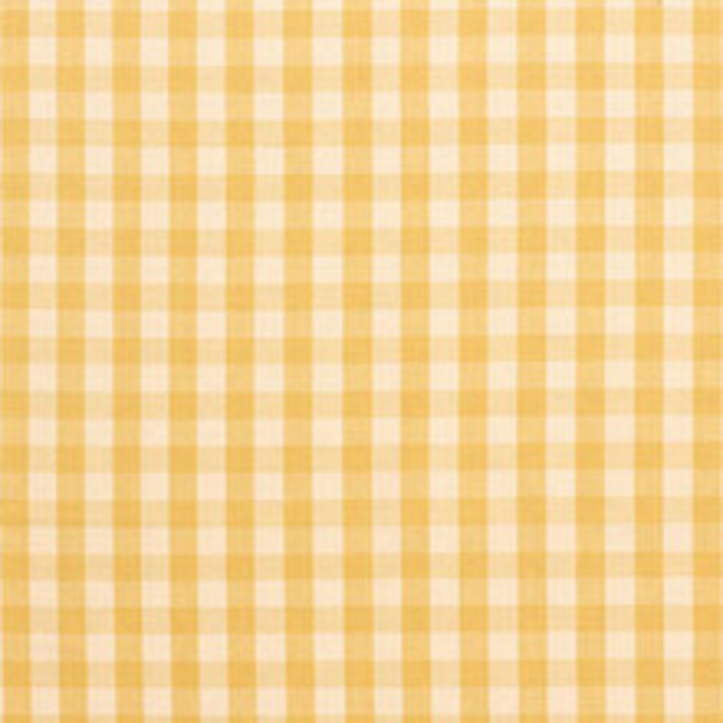 Schumacher Fabric Elton Cotton Check Straw 63052