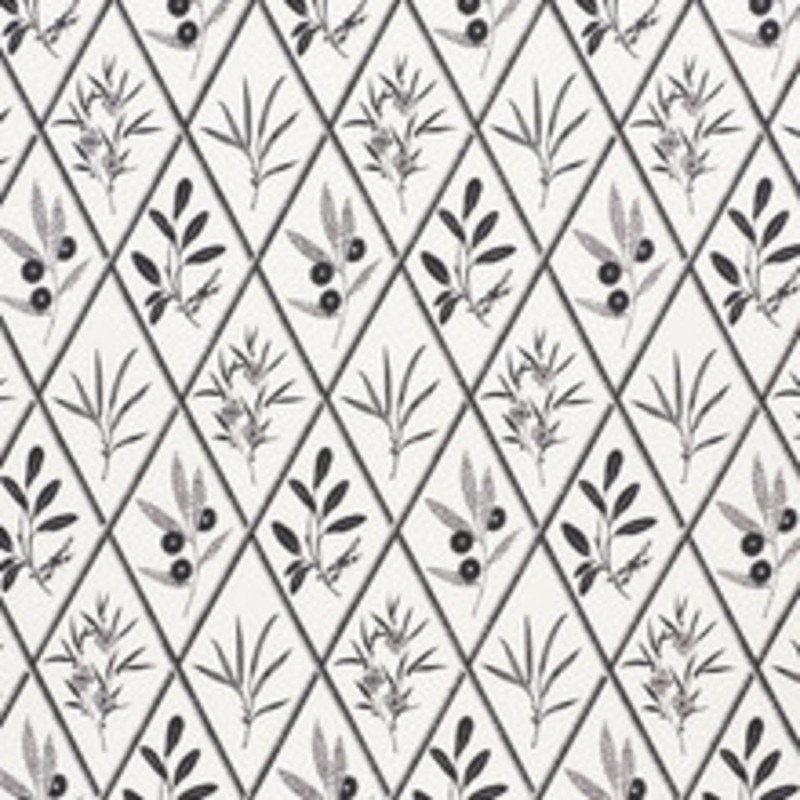Schumacher Fabric Endimione Carbon 177643