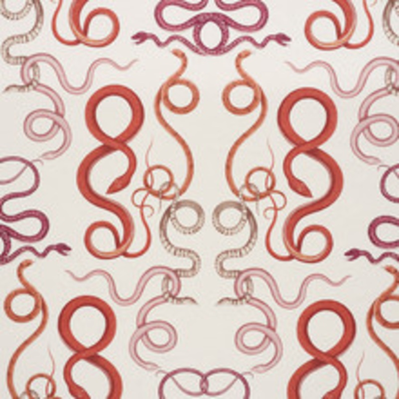 Schumacher Fabric Giove Ruby & Garnet 177661