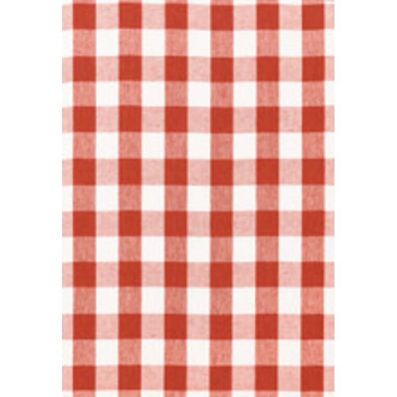 Schumacher Fabric Key West Check Persimmon 68012