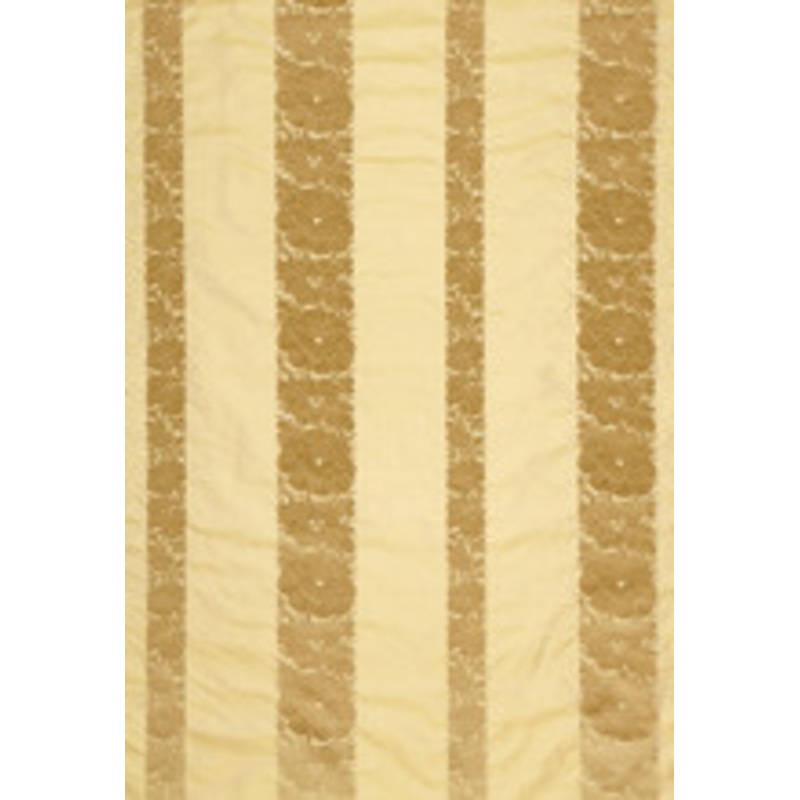 Schumacher Fabric Mandarin Silk Stripe Gold Dust 64434