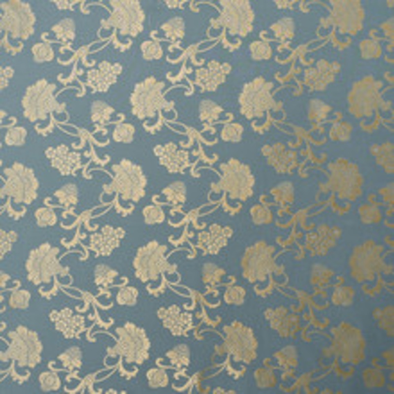 Schumacher Fabric Margaux Ciel Shimmer 71842