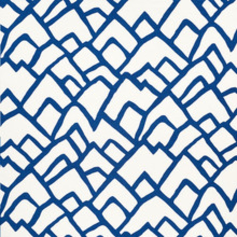 Schumacher Fabric Zimba Marine 2644334