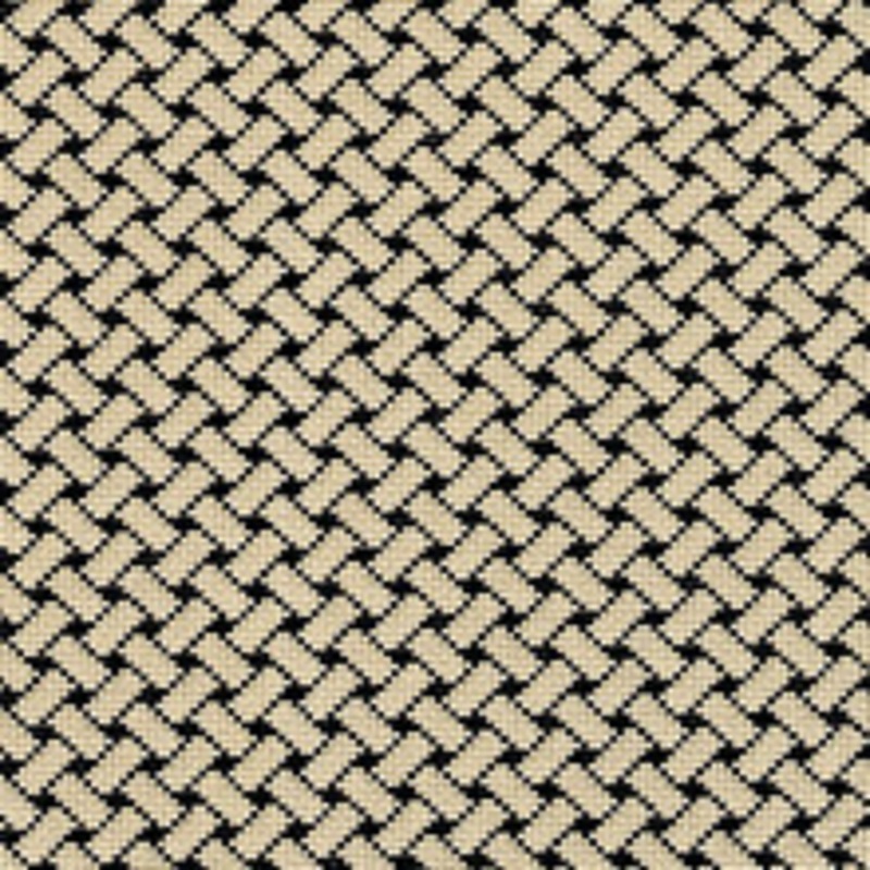 Schumacher Fabric Bristol Weave Noir 63397