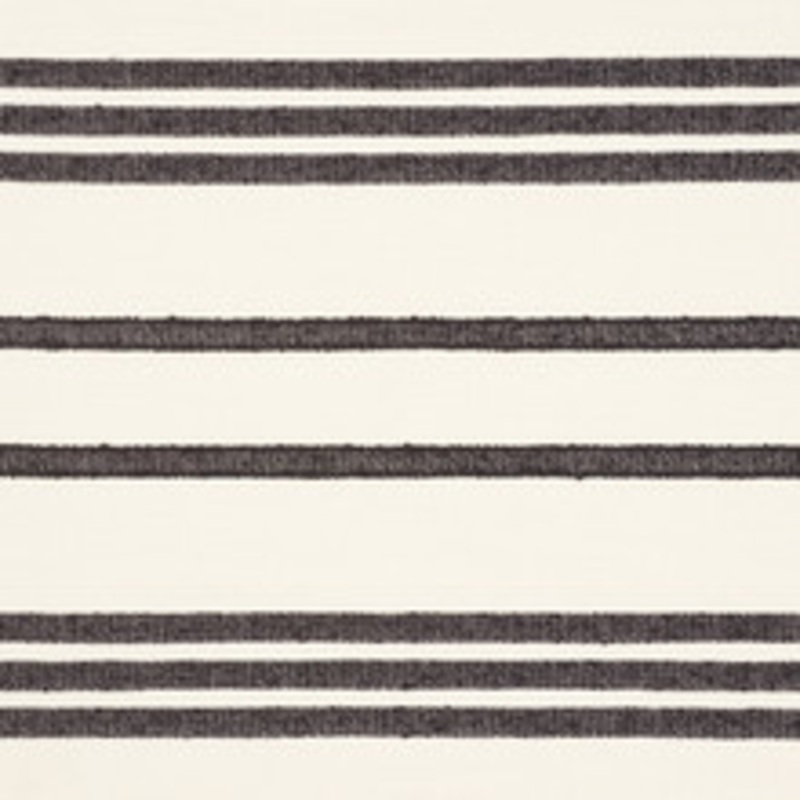Schumacher Fabric Dune Stripe Black 73290