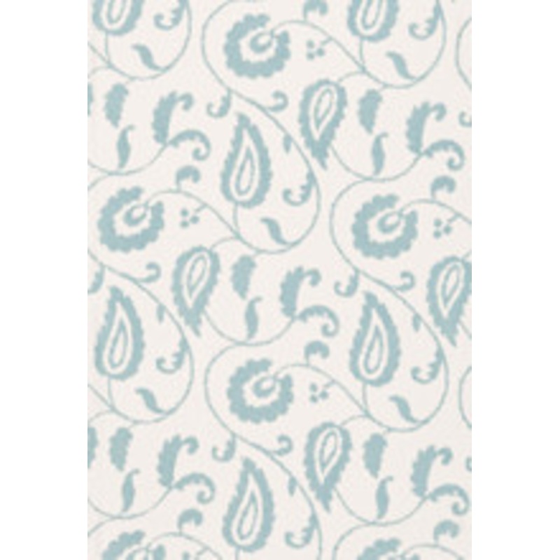 Schumacher Fabric Malacca Ikat Vine Lake 175012