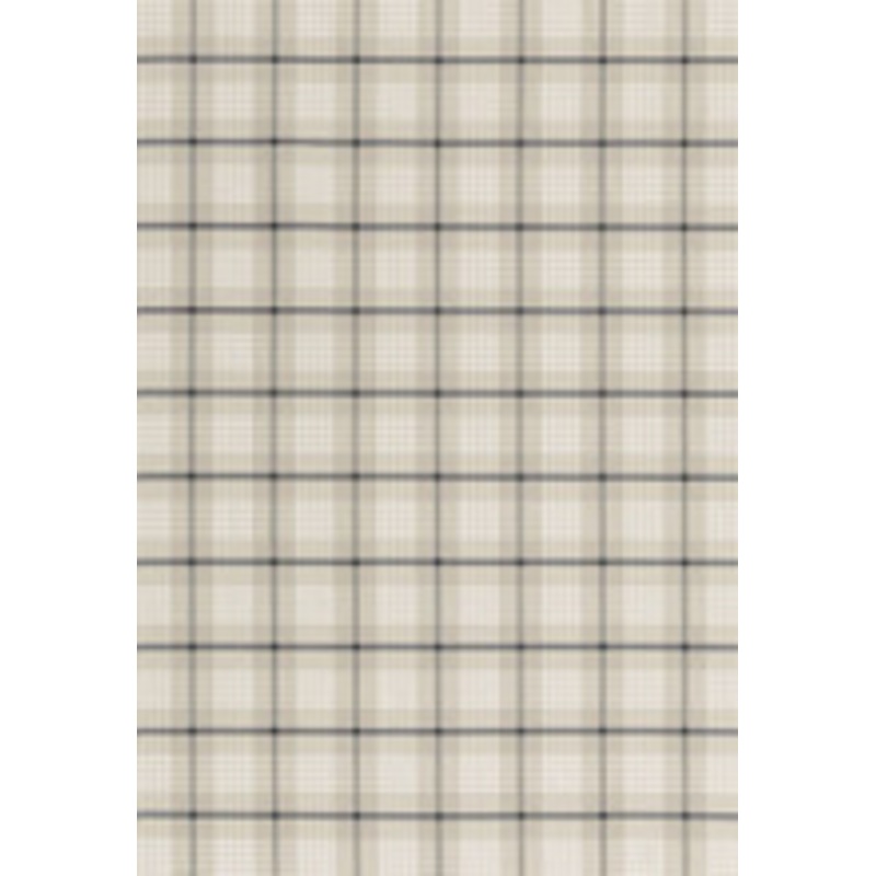 Schumacher Fabric St. Lucia Plaid Stone 68022
