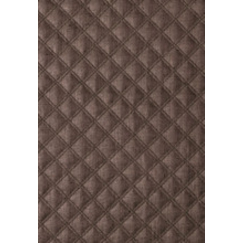 Schumacher Fabric Thayer Quilted Linen Espresso 62154