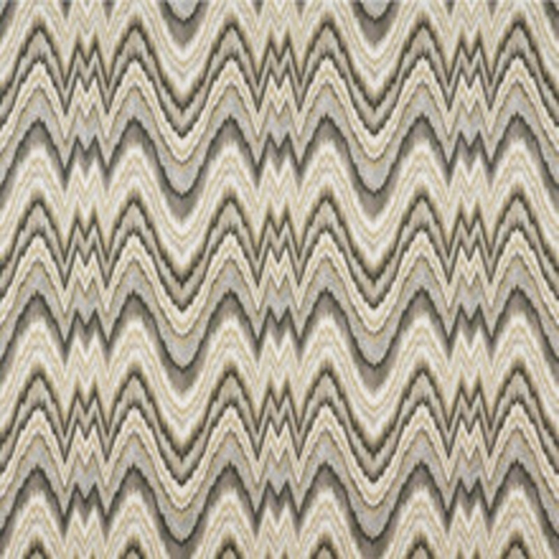 Schumacher Fabric Valkyrie Flame Stitch Shale 68941