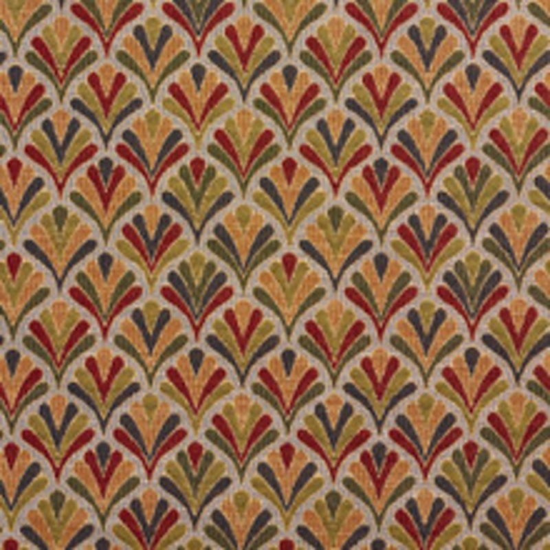 Charlotte Fabric 1974 Heather Fan