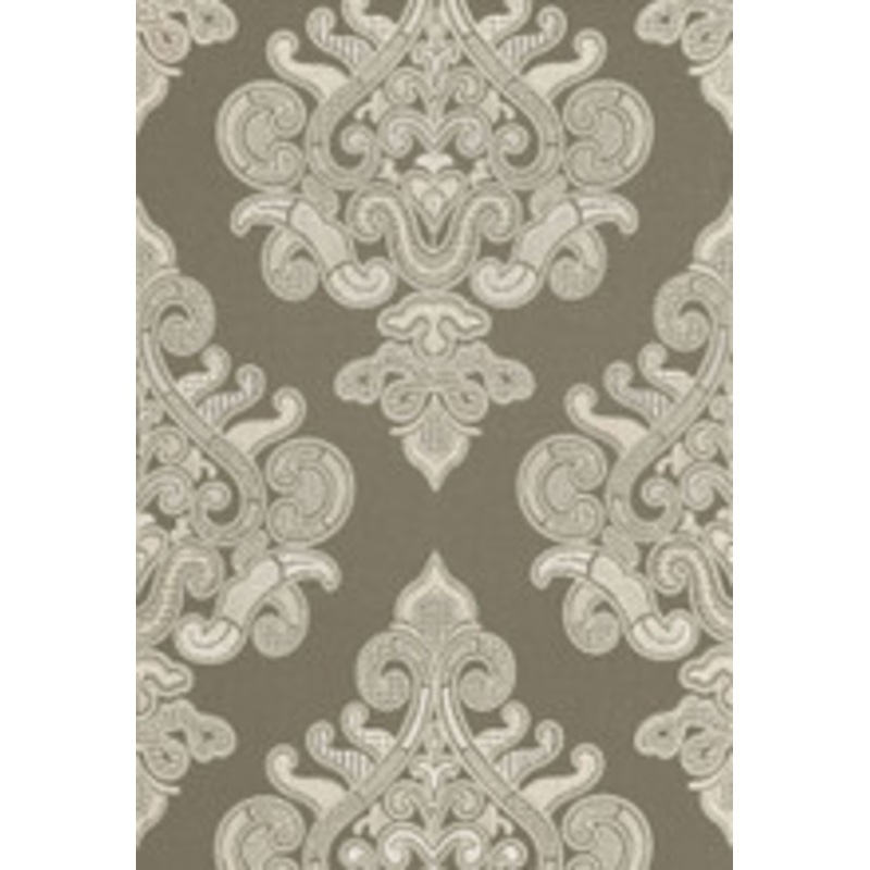 Schumacher Fabric Angkor Embroidery Peat 67580