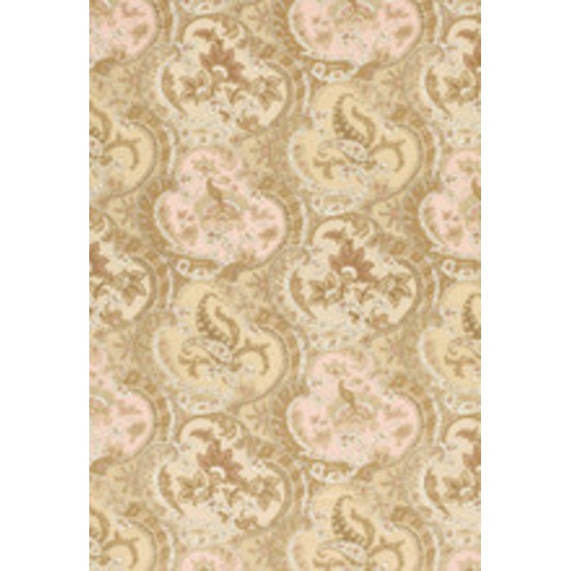 Schumacher Fabric Pickfair Paisley Camel 175552