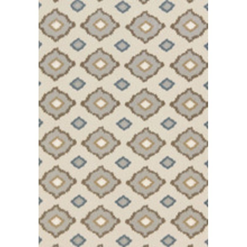 Schumacher Fabric Sikar Embroidery Flax 65784