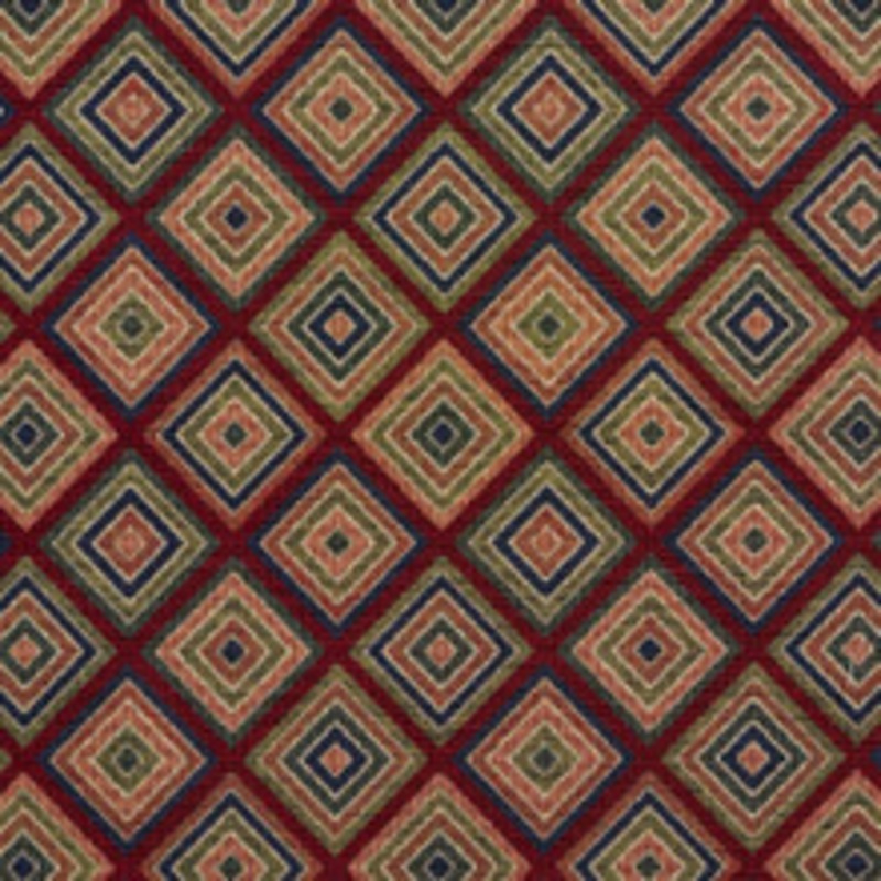 Charlotte Fabric 1965 Merlot Diamond