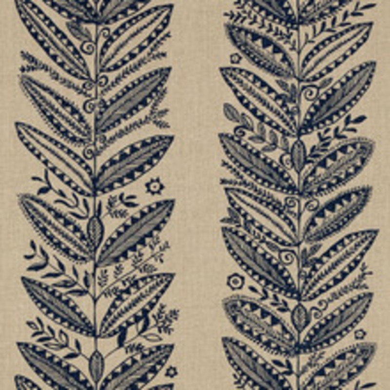 Schumacher Fabric Eland Indigo 176310