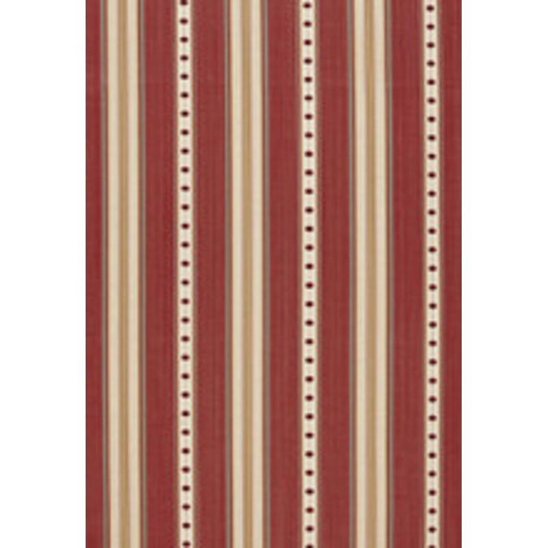 Schumacher Fabric Francesca Stripe Rouge 64752