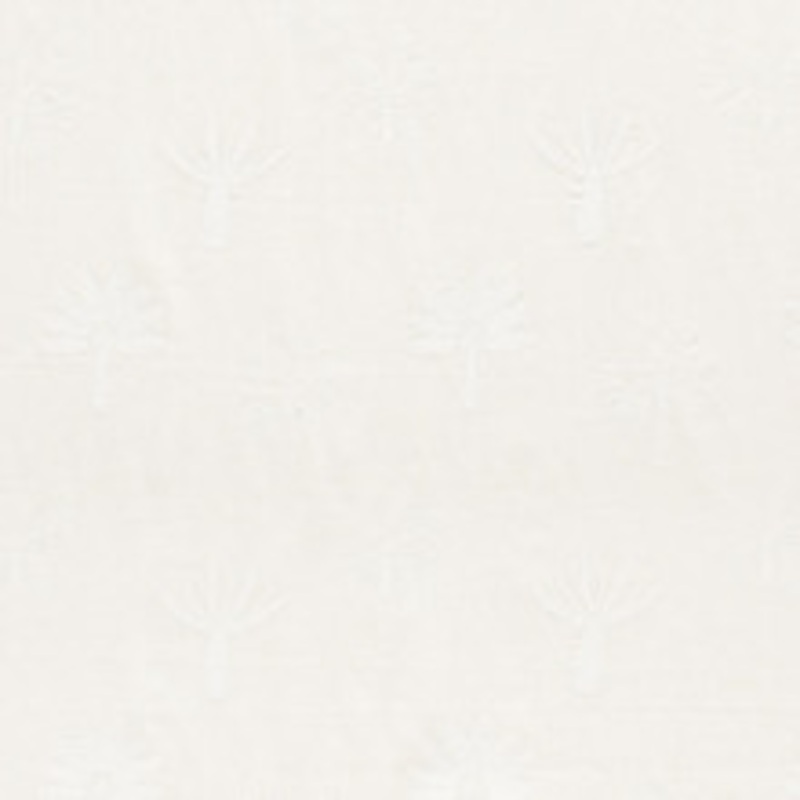 Schumacher Fabric Palmetto Beach Embroidery Ivory 75302