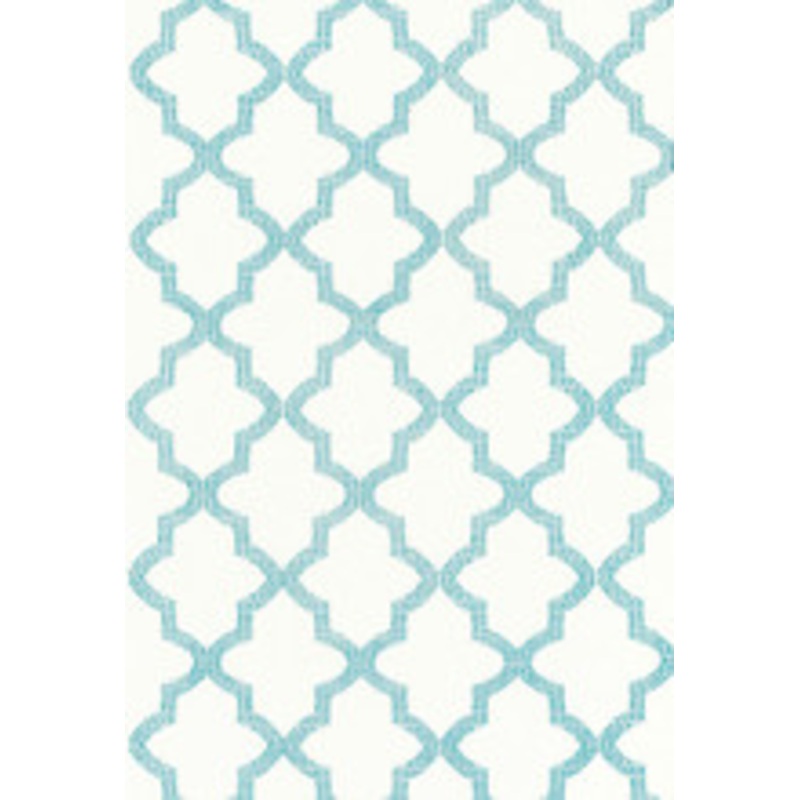 Schumacher Fabric Tangier Embroidery Caribbean 68342
