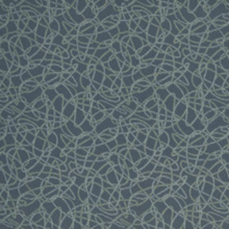 Charlotte Fabric D929 Squiggles/Aegean