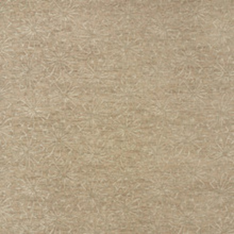 Schumacher Fabric Flower Chenille Sandstone 70861