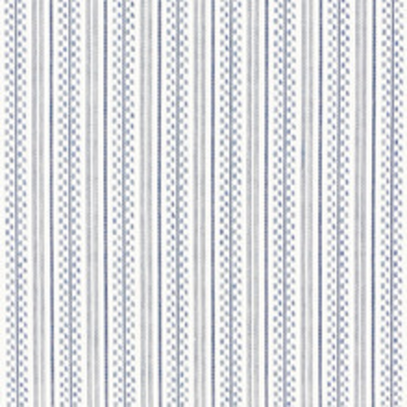 Schumacher Fabric Jack Stripe Navy 71413