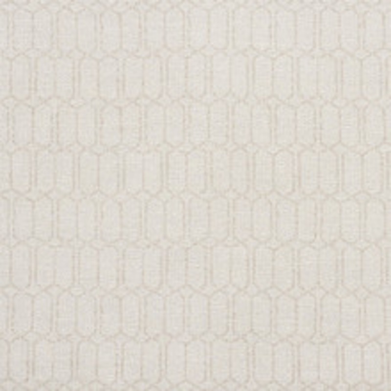 Schumacher Fabric Modern Trellis Outdoor Stone 75401