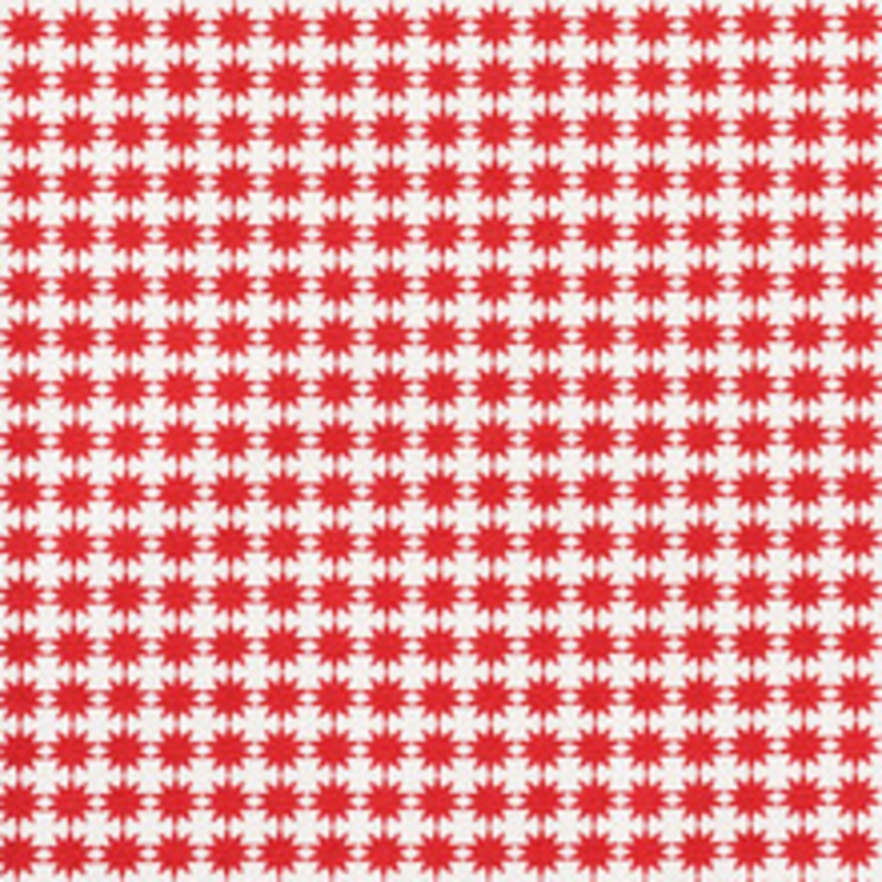 Schumacher Fabric Stella Red 177086