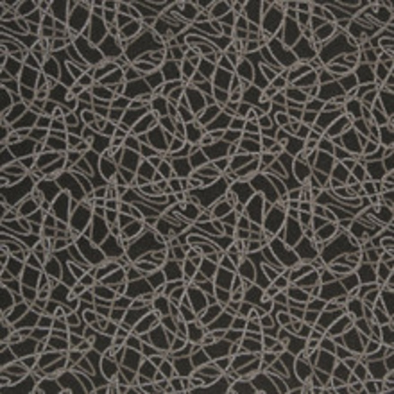 Charlotte Fabric D932 Squiggles/Coal