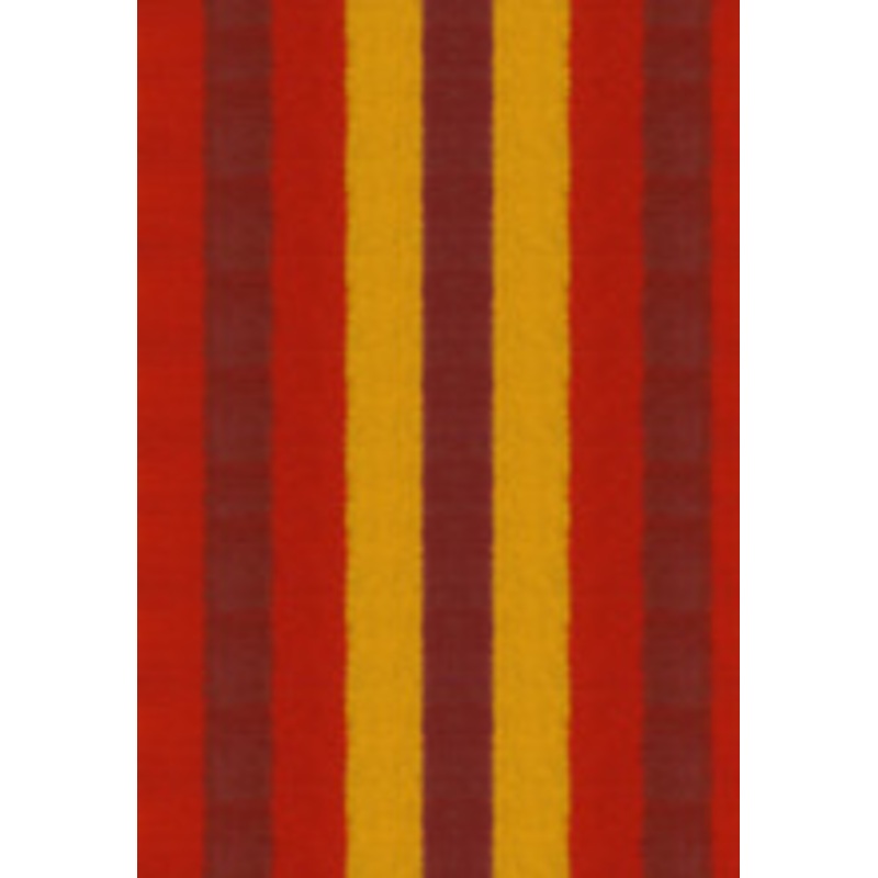 Schumacher Fabric Kareena Ikat Stripe Henna 54021