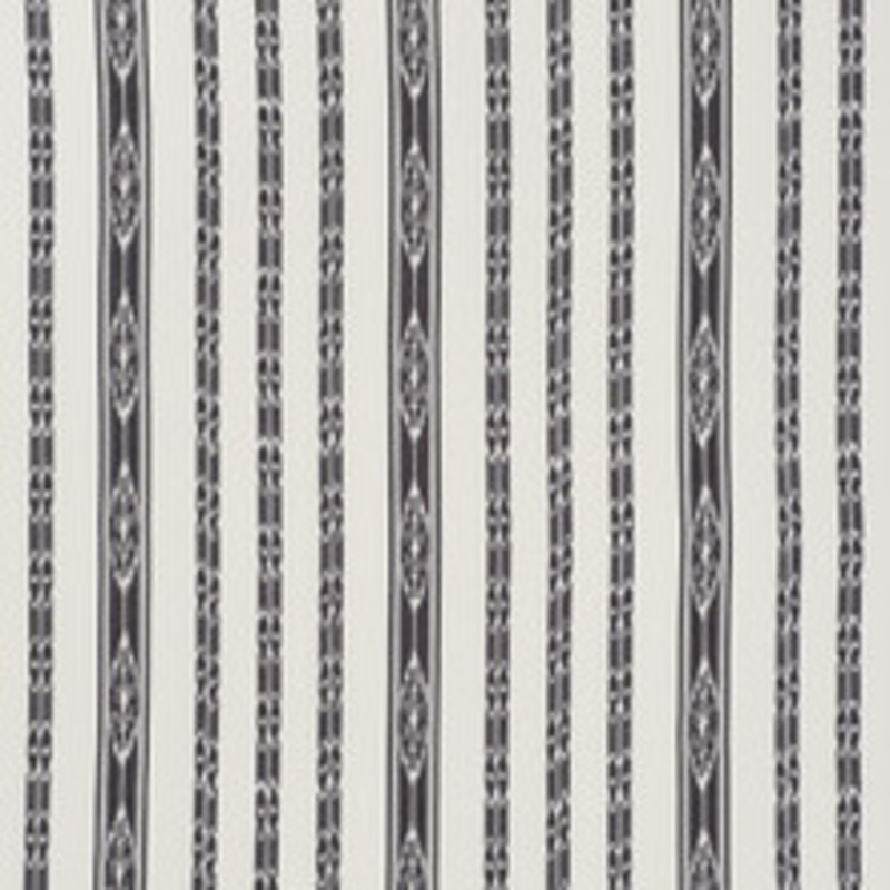 Schumacher Fabric Mariam Ikat Black 71982