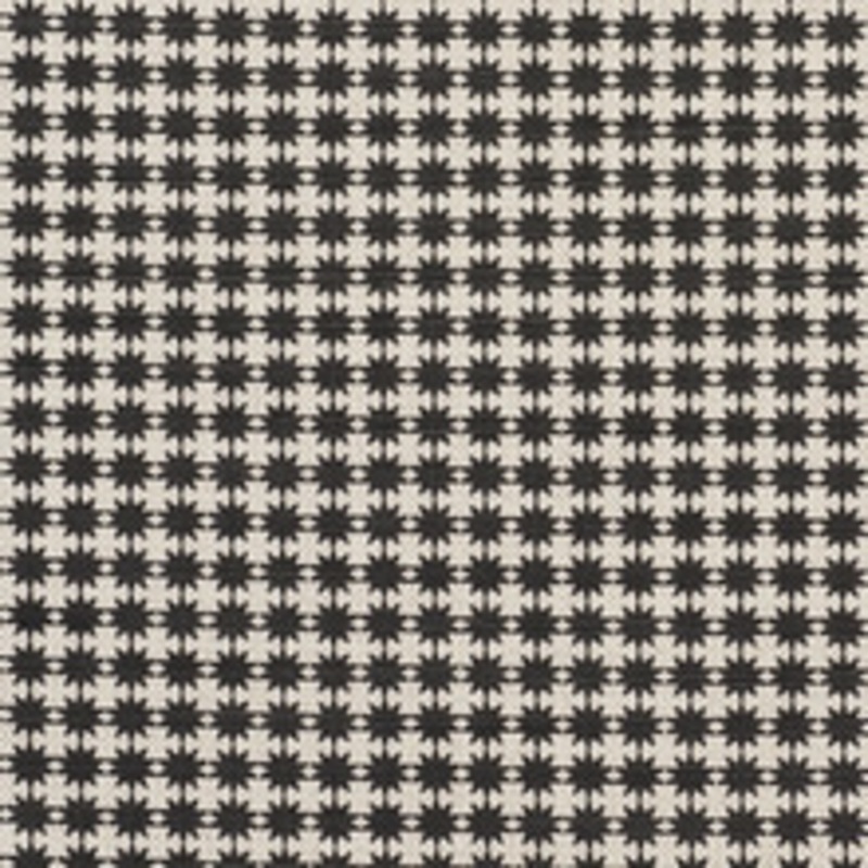 Schumacher Fabric Stella Black & Natural 177087