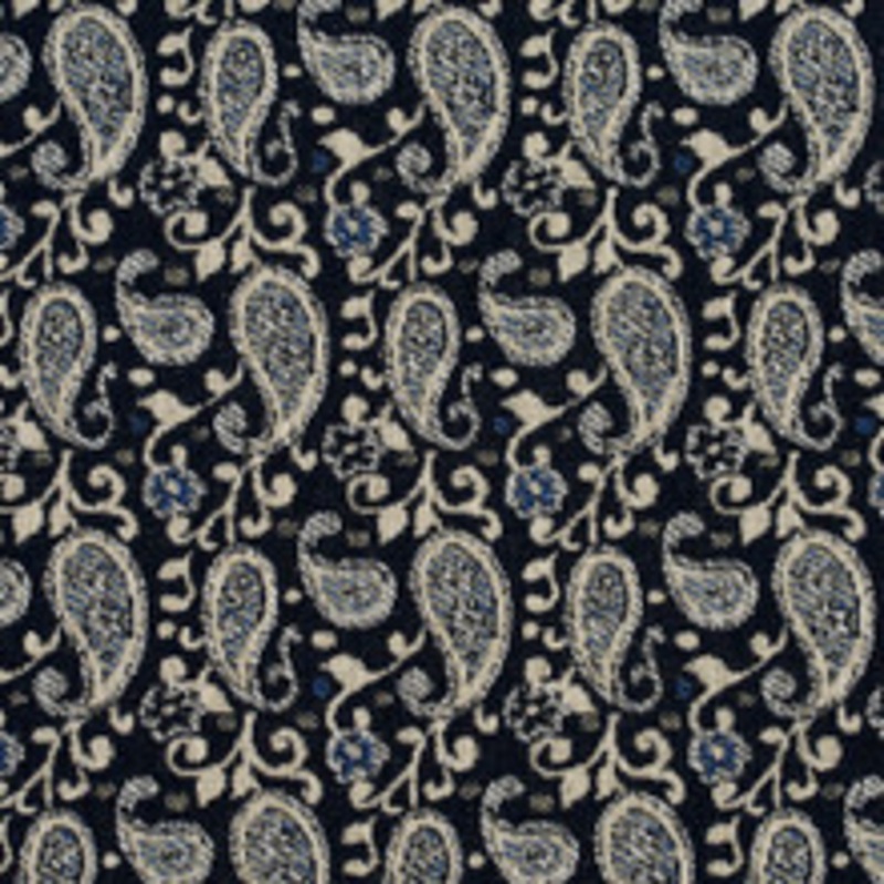 Charlotte Fabric 5849 Cobalt Paisley