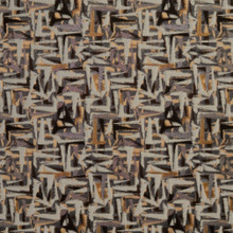 Charlotte Fabric 8518 Curry/Abstract