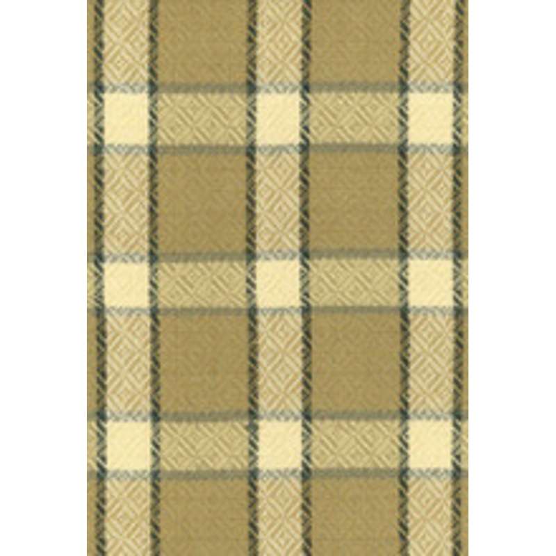 Schumacher Fabric Chesterfield Plaid Cork 55331