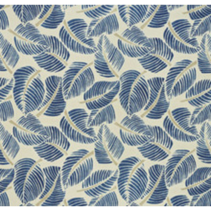 Schumacher Fabric Costa Rica Indigo 176191