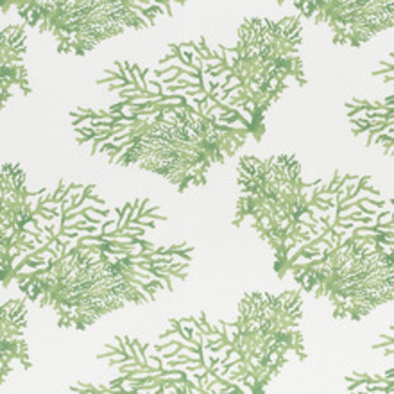 Schumacher Fabric Great Barrier Reef Ii Green 178291