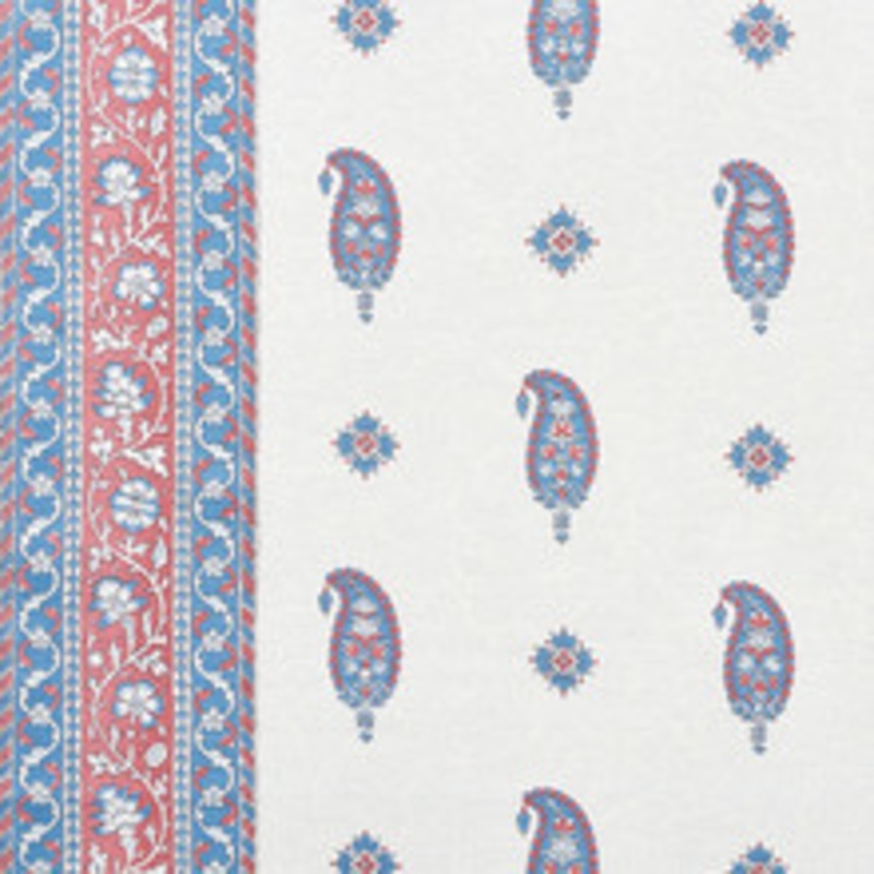 Schumacher Fabric Ojai Paisley Red 177610