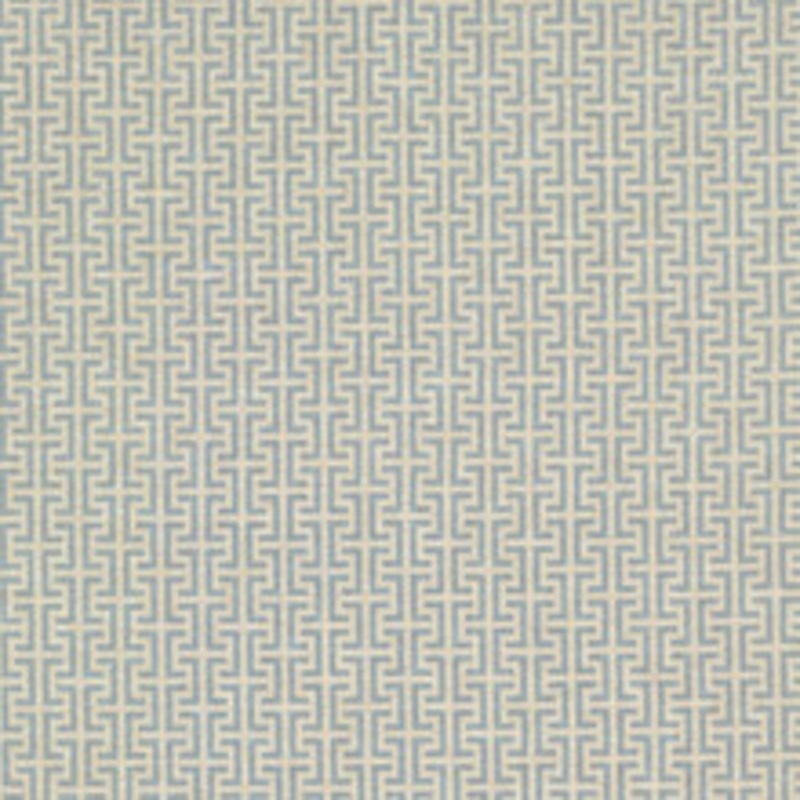 Schumacher Fabric Temple Blue TEMP001