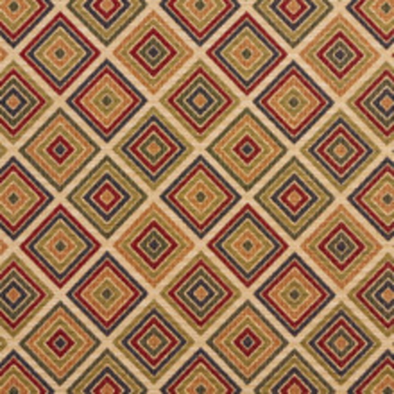 Charlotte Fabric 1968 Ecru Diamond