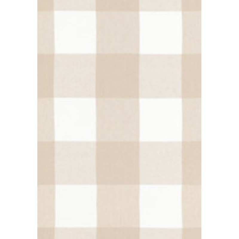 Schumacher Fabric Key Largo Check Sahara 68371