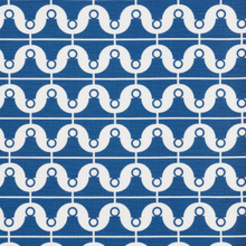 Schumacher Fabric London Bridge Blue 177130